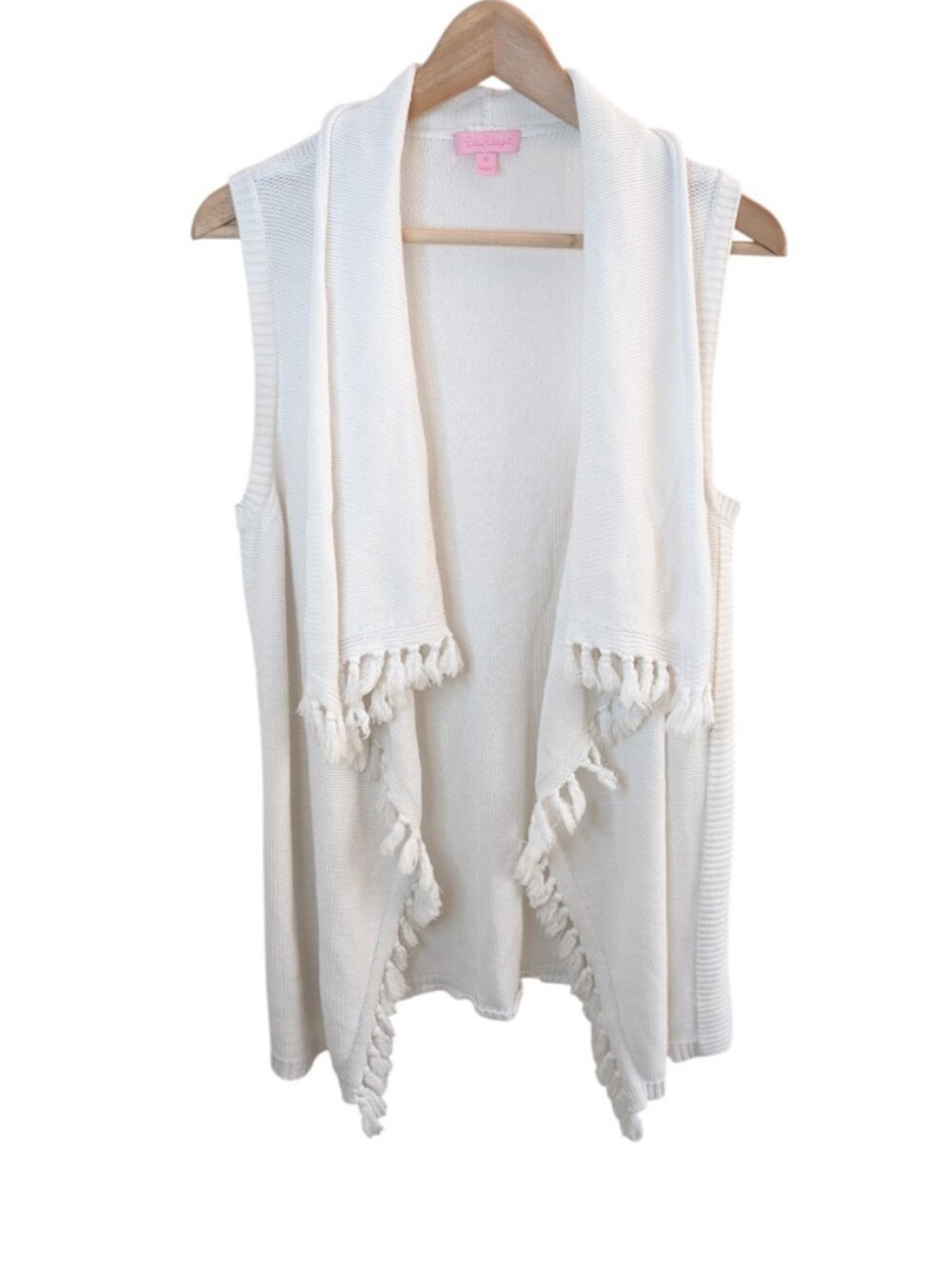 Lilly Pulitzer Abbott Sweater Vest White Medium